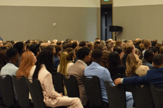 Leomhann Enterprises team at a sales conference